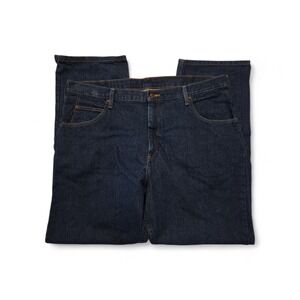 Red Kap Denim Jeans Mens 40x32 Dark Blue 5 Pocket Workwear Stained